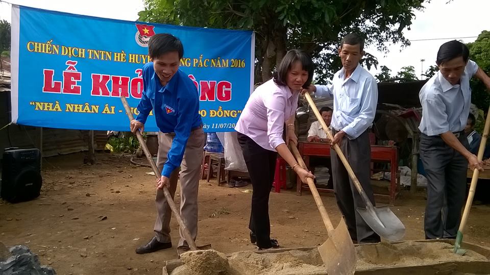 Huyện Krông Pắc: Khởi công công trình thanh niên năm 2016